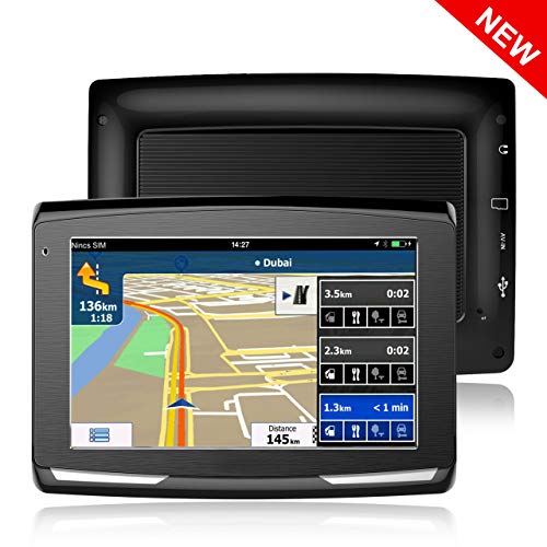 SAT NAV for Car 7 inches GPS Lifetime Map
